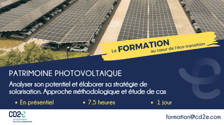 Formation Patrimoine photovoltaïque : analyser son potentiel et élaborer sa stratégie de solarisation. Approche méthodologique et étude de cas